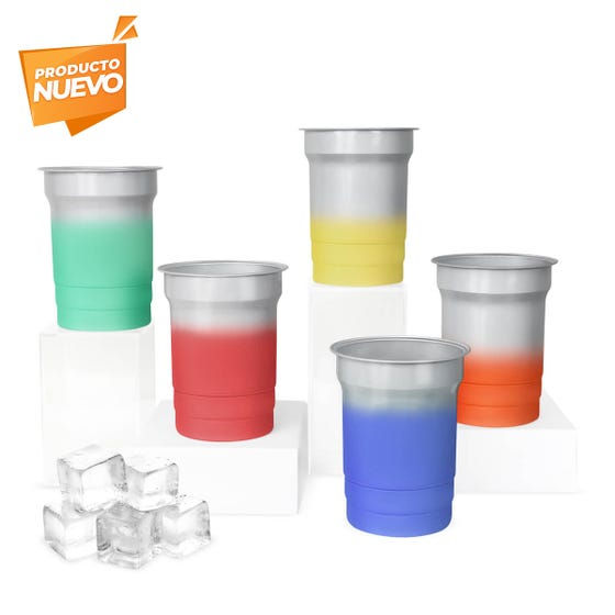 vaso renk termosensible aluminio cambia color frío