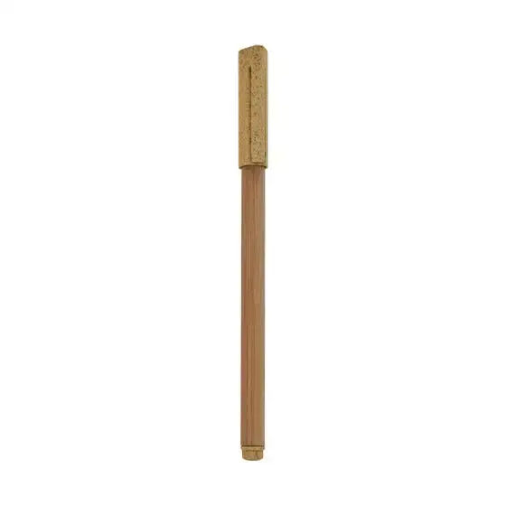 bolígrafo natural de trigo y bambú
