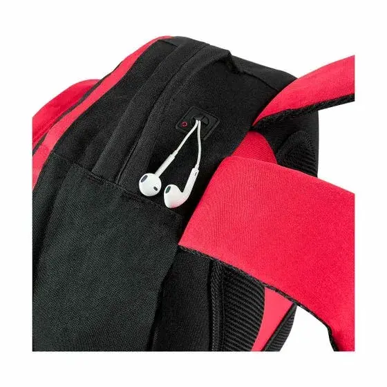 Miniatura: Detalle del aditamento para audífonos en mochila Victory