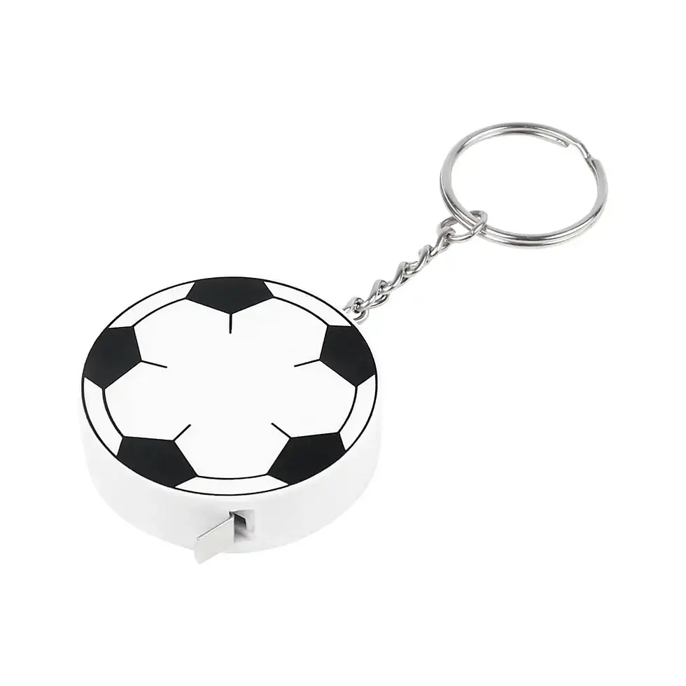 cinta métrica llavero balón de fútbol promocional