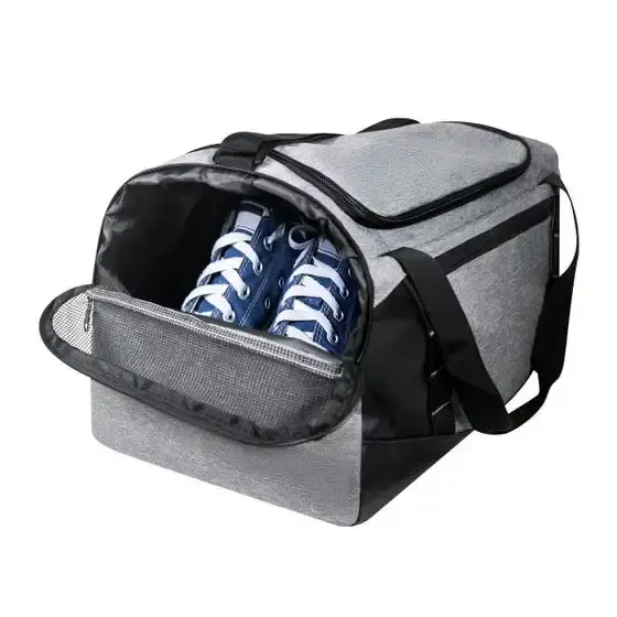 Miniatura: bolsa deportiva egni con cierre frontal y asas superiores