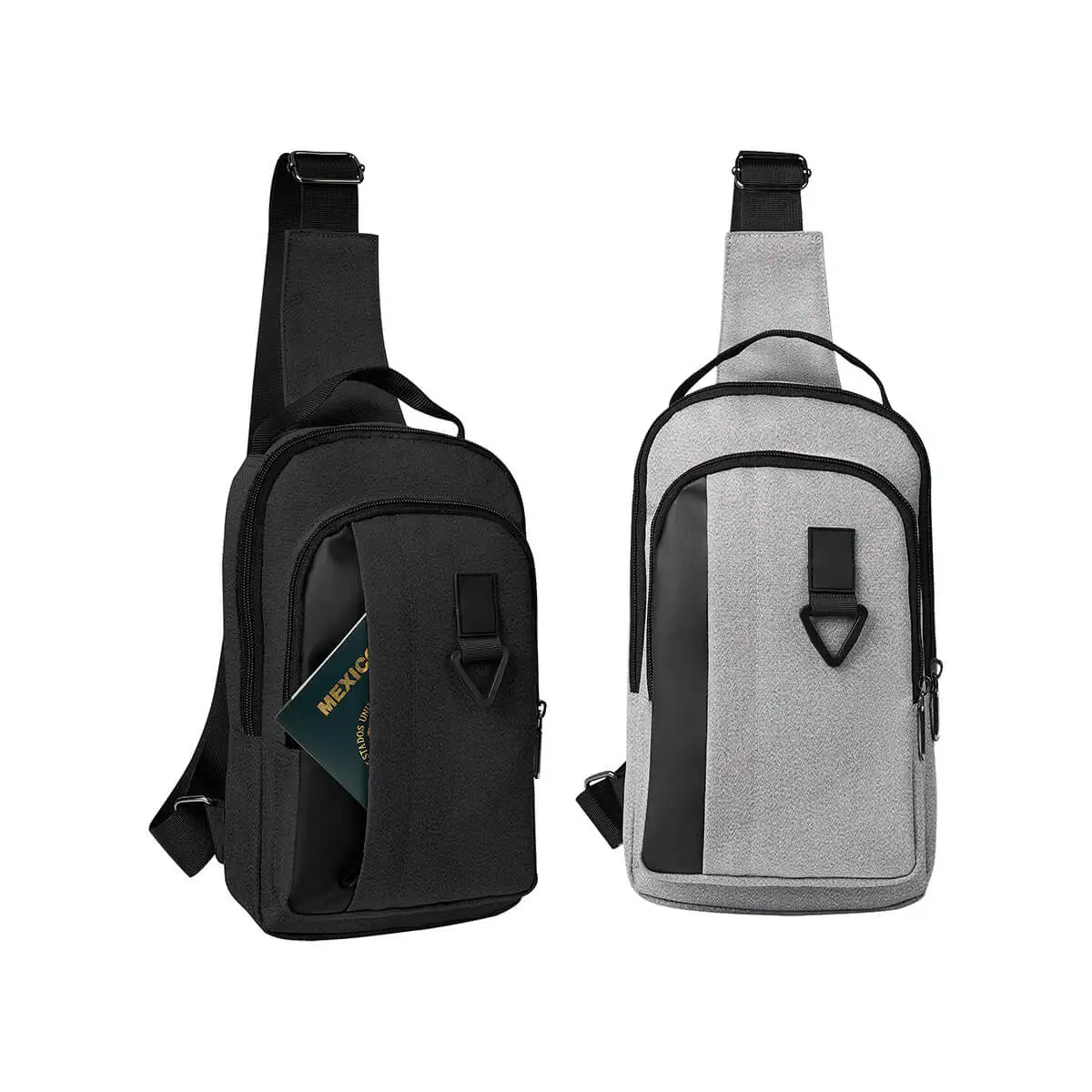 Mochila JIMMY Cruzada de Viaje con Bolsillo de Seguridad