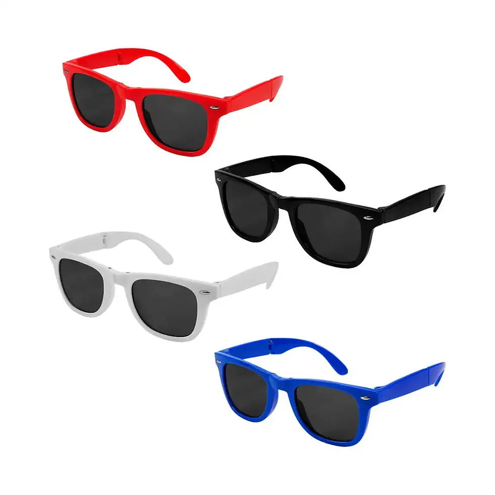 Lentes de sol compactos UV400 con bolsa