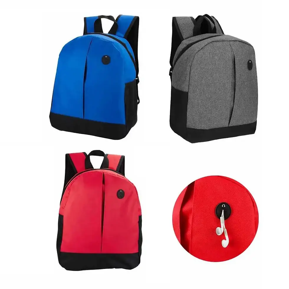 mochila corporativa personalizada funcional