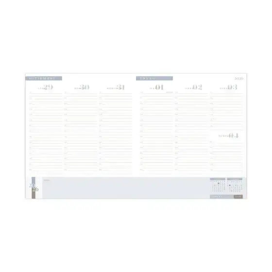 Thumbnail: Agenda semanal 2026 premium con curpiel resistente y caja individual para regalos corporativos