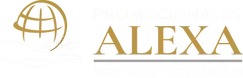 logo promocionales alexa con blanco