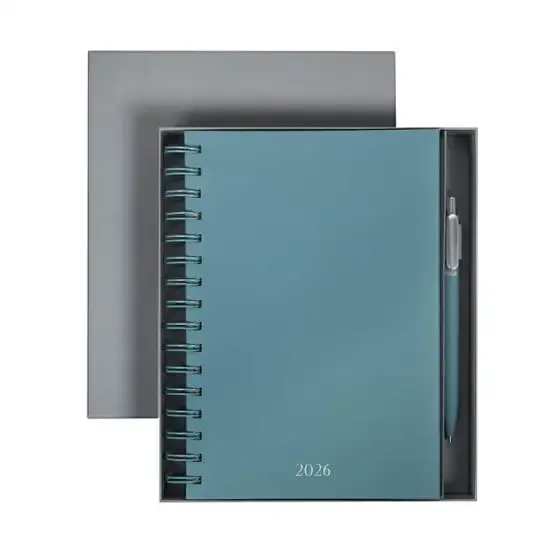 Miniatura: Agenda diaria 2026 personalizada con logotipo para regalos empresariales exclusivos