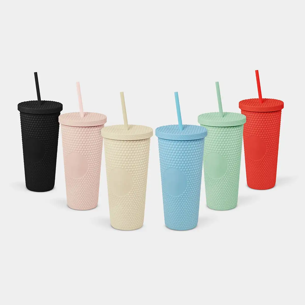 Vaso ELMAS Rubber Finish con Popote
