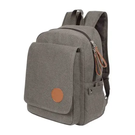 Miniatura: mochila tikal Bolsa principal con cierre y bolsa frontal de solapa con broche. Dos bolsas laterales con broche. Espacio para