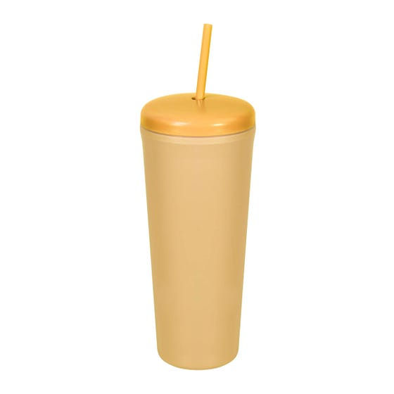vaso neill con popote reutilizable