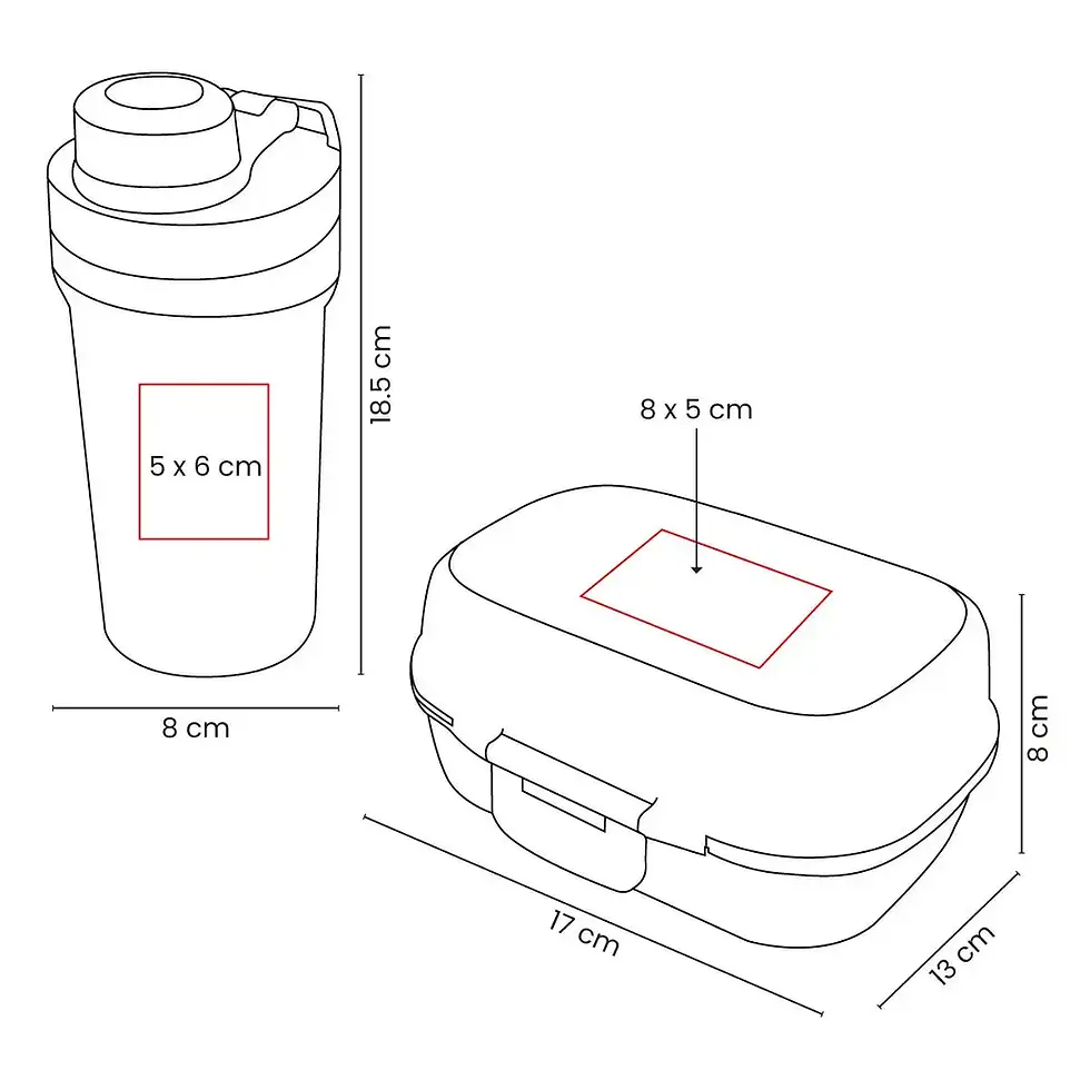 Miniatura: Lonchera promocional con cuchara incluida