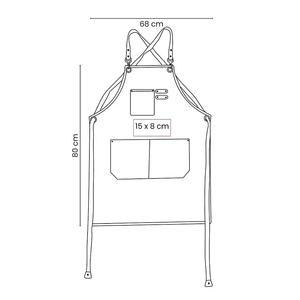 Thumbnail: Mandil de trabajo con estilo moderno