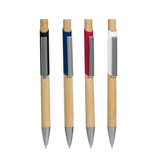 bolígrafo holz personalizado con grip de bambú