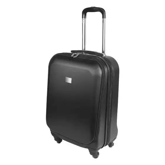 maleta devonport trolley negra con 4 ruedas