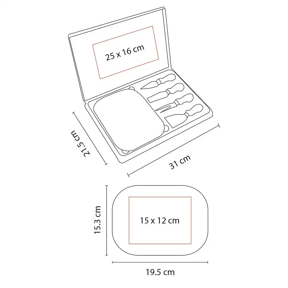 Miniatura: Tabla de madera personalizada para regalos corporativos