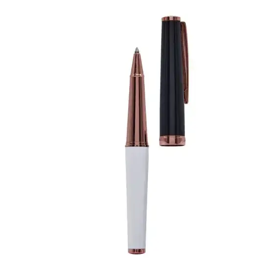 bolígrafo affari metálico personalizado color blanco