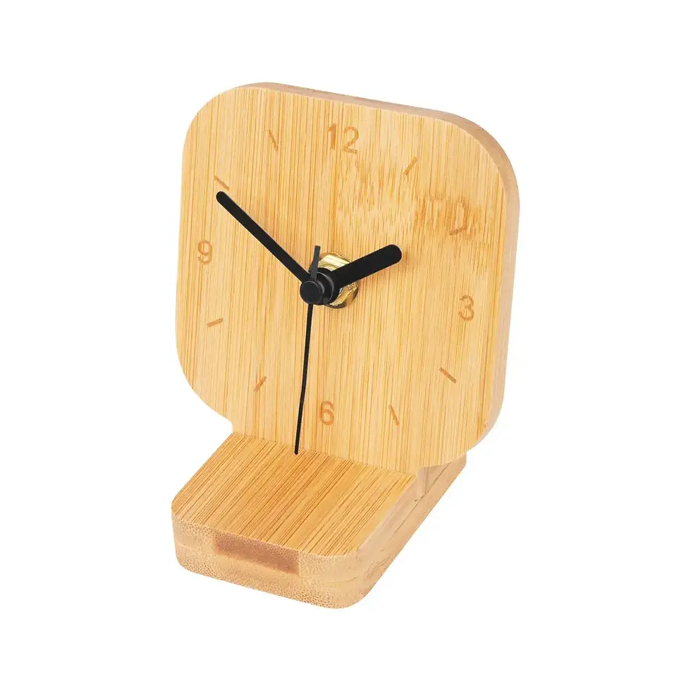 Thumbnail: reloj minimalista corporativo bambú