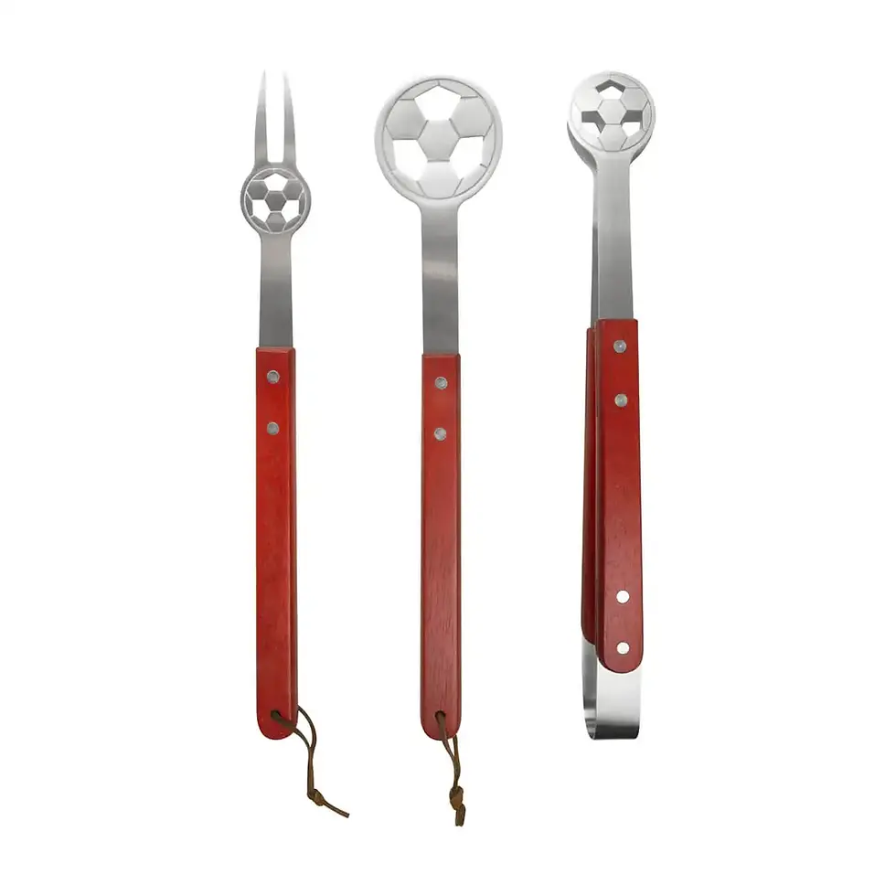 Thumbnail: Set de parrilla con espátula pinzas y tenedor incluidos