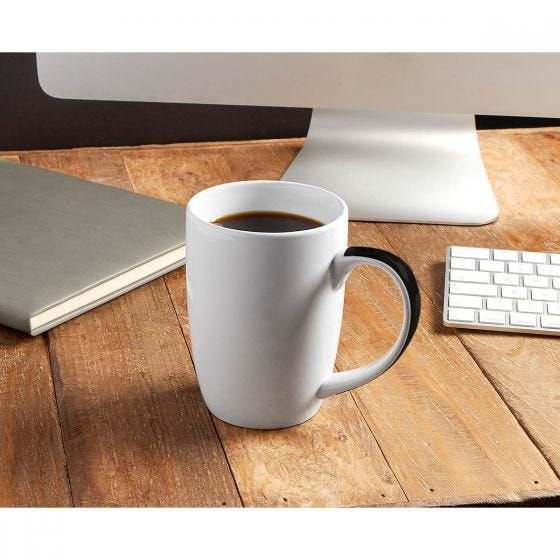 Miniatura: taza de cerámica con asa de color dolce