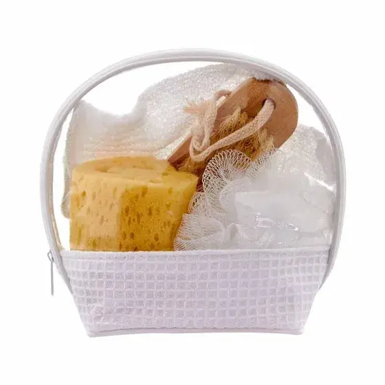 Thumbnail: Kit de baño Althea con cepillo y esponjas