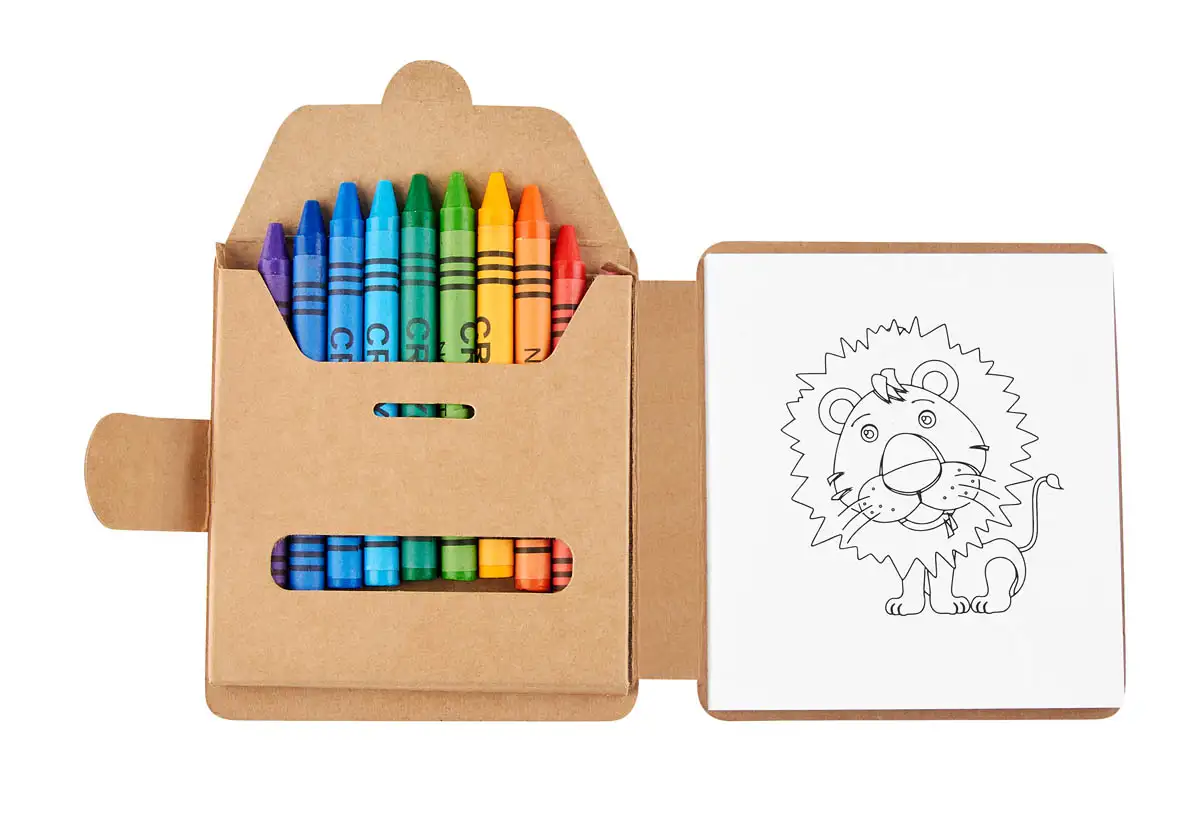 Libreta CAMELOT con Crayones para Colorear