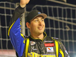 Big cheers on the way for local favorite Briscoe at Salem