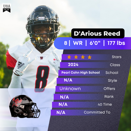 Pearl Cohn route runner ranks high amongst national recruits.