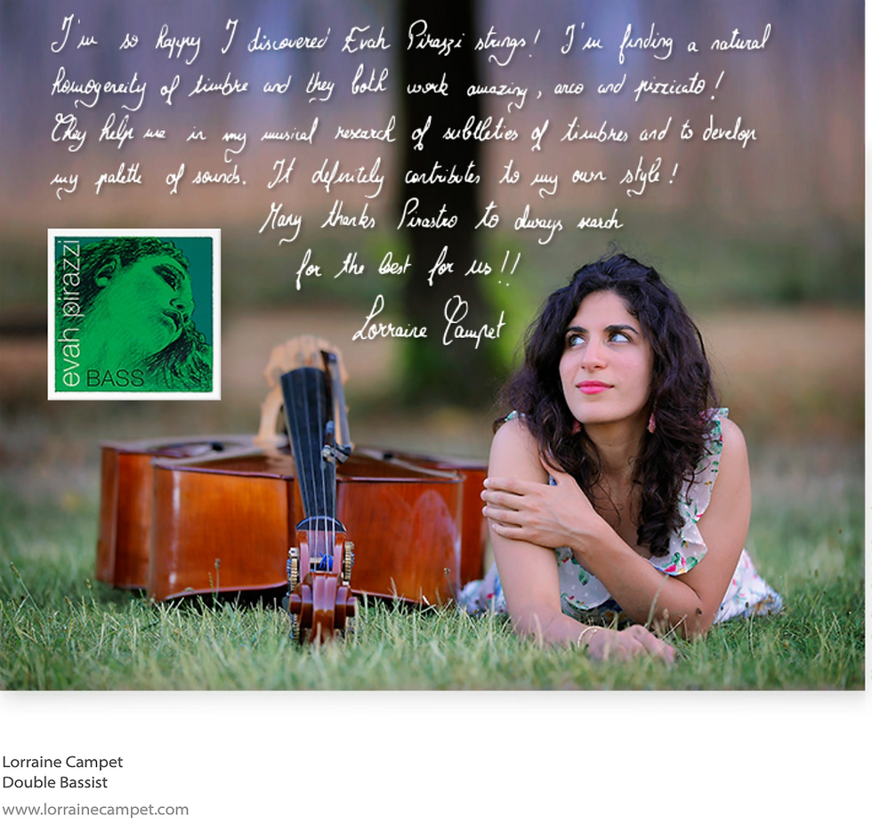 Thumbnail: Evah Pirazzi Bass Strings, 3/4 - Orchestral Set Medium