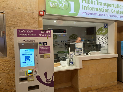 Rav Kav Karte & Apps für die Öffentlichen Verkehrsmittel in Israel