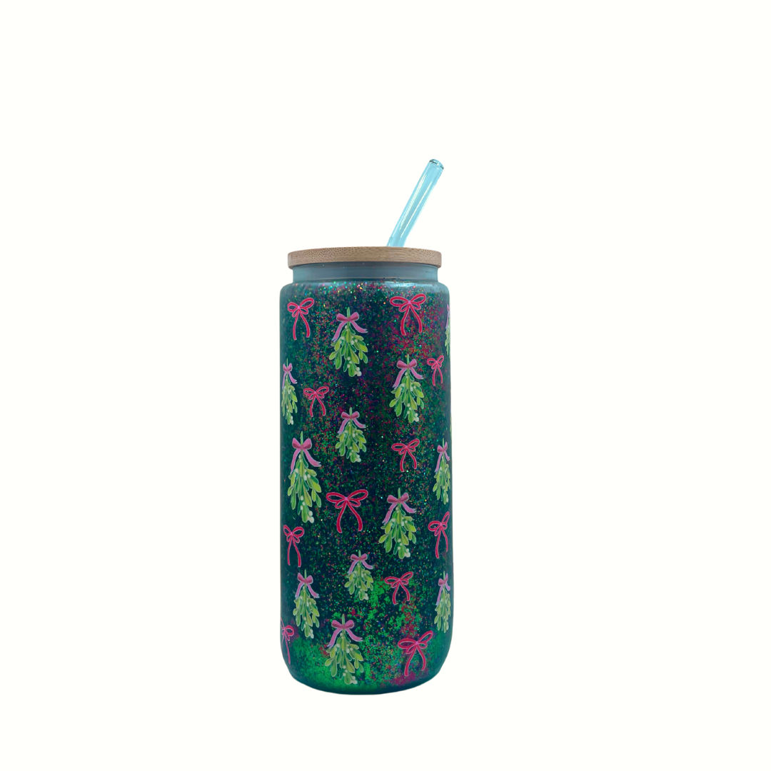 The Misletoe Moment Snowglobe Tumbler