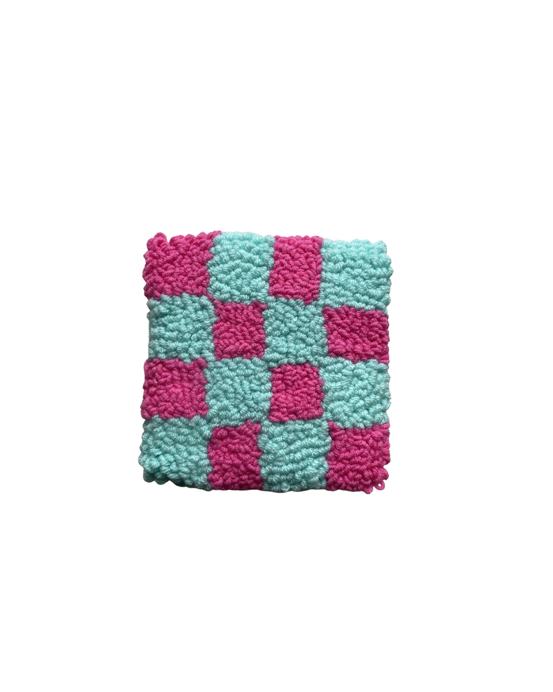 The Cotton Candy Rug Coaster