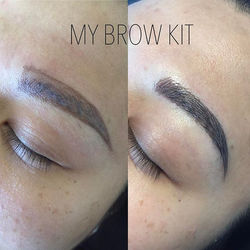 Fuller brows just after one session! Hail to feather technique! Welcome to the world of microblading