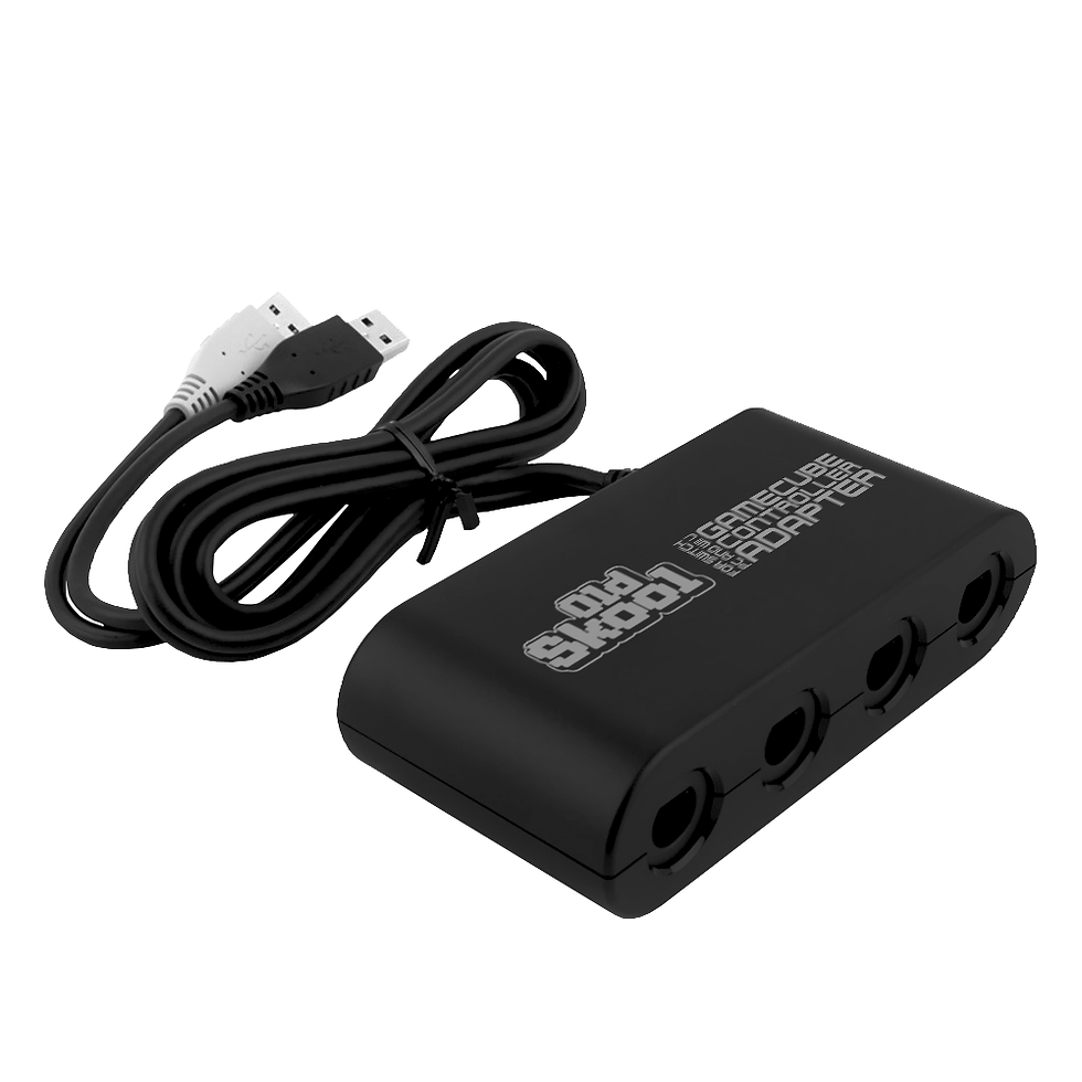 Thumbnail: GameCube Controller Adapter for Switch (also Wii U / PC)