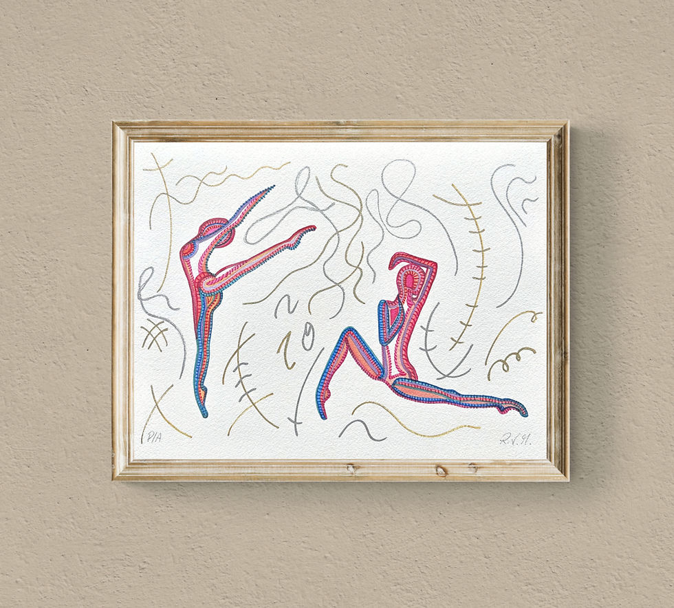 Fine Art Print - Contemporary Dancers