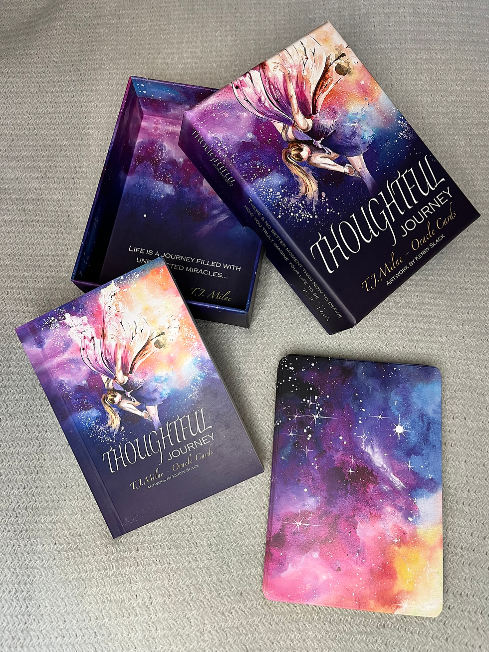 Thumbnail: Thoughtful Journey Oracle Cards - by: T.J. Milne and Illustrated  by Kerry Slack