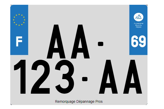 Plaque d'immatriculation_plexiglass camion by Remorquage Depannage Pros.webp