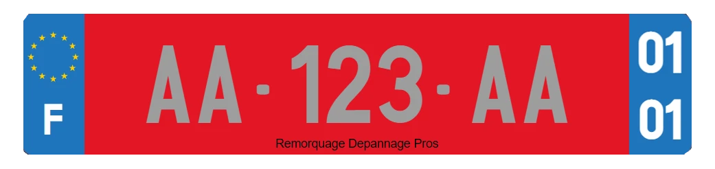 Plaque d'immatriculation_route by Remorquage Depannage Pros.webp