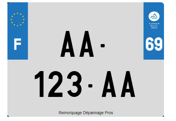 Plaque d'immatriculation_plexiglass moto by Remorquage Depannage Pros.webp
