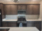 Backsplash completed in kitchen