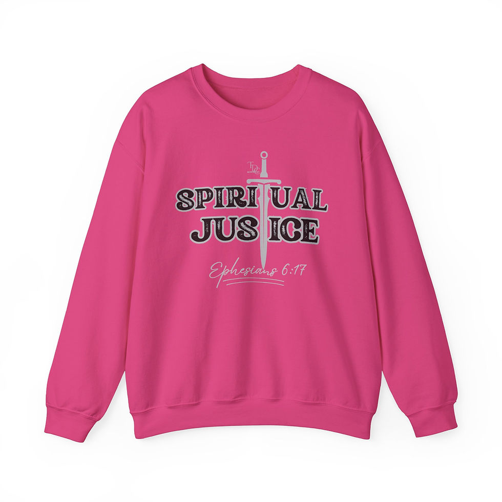 Thumbnail: Spiritual Justice (Sword of the Spirit) Unisex Crewneck Sweatshirt