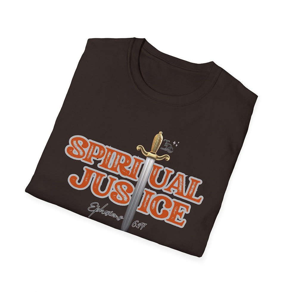 Thumbnail: Spiritual Justice (Sword of the Spirit) Unisex Softstyle T-Shirt
