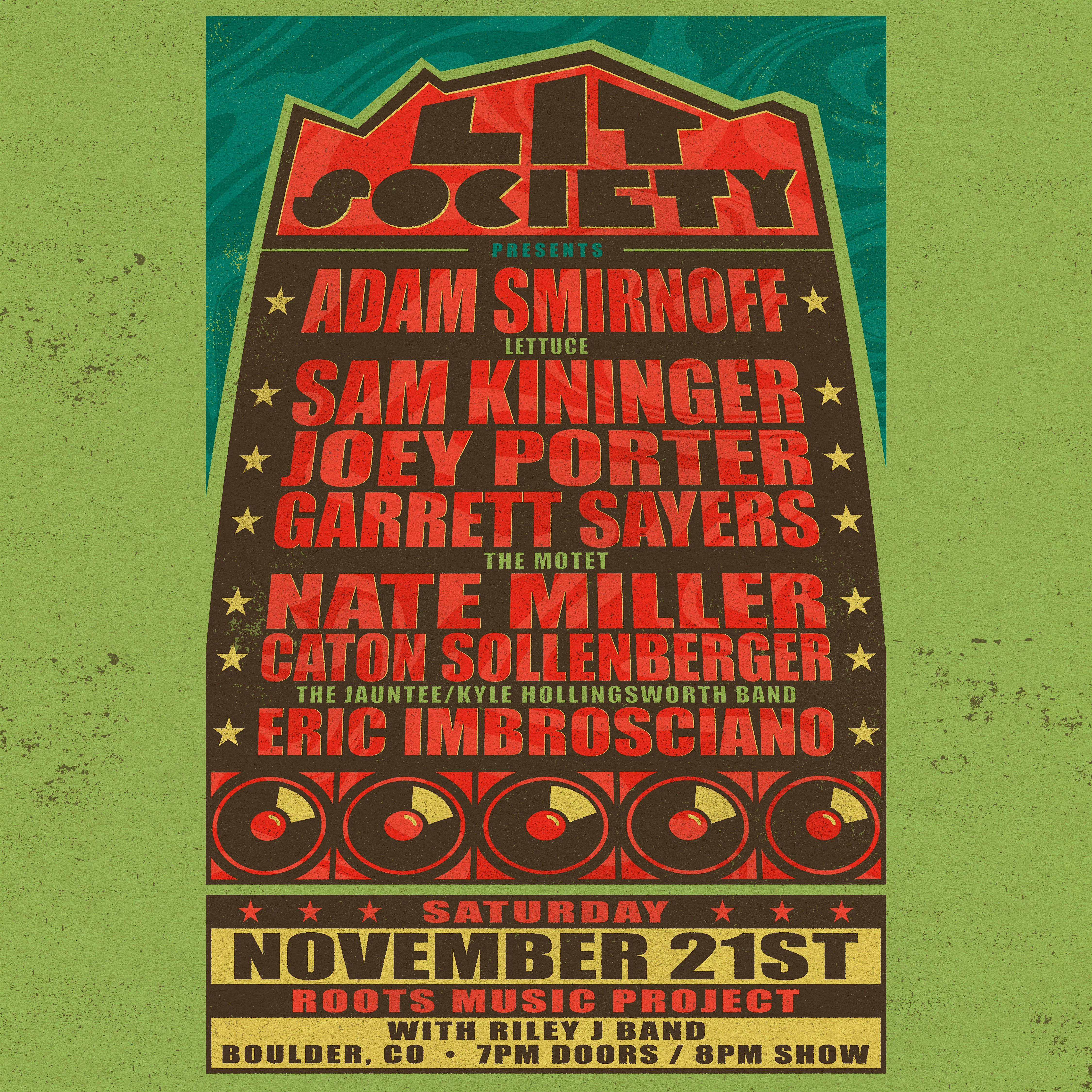 Lit Society w/ Riley J Band