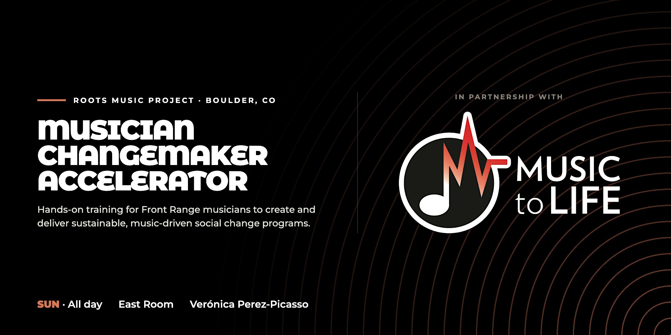 Boulder Musician Changemaker Accelerator Workshop