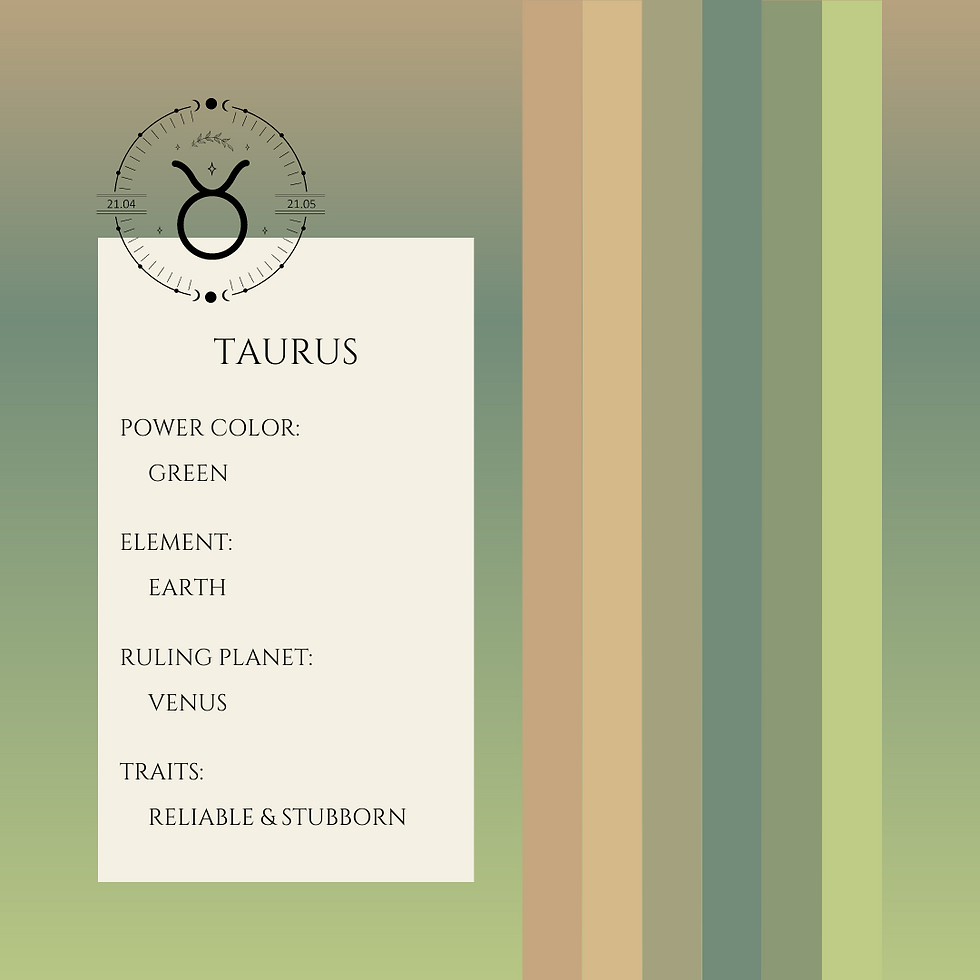 Thumbnail: Taurus Color Palette