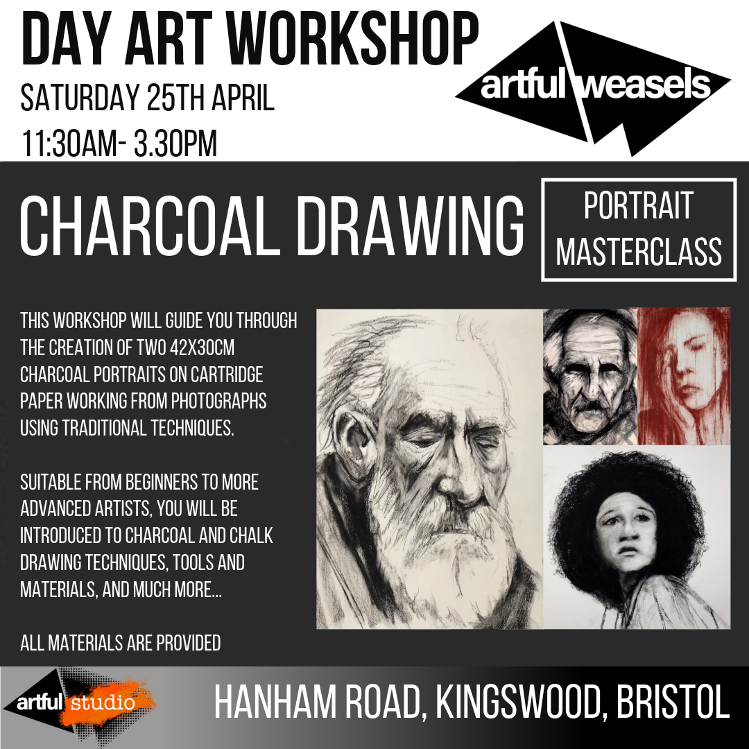 Charcoal Drawing - Portrait Masterclass