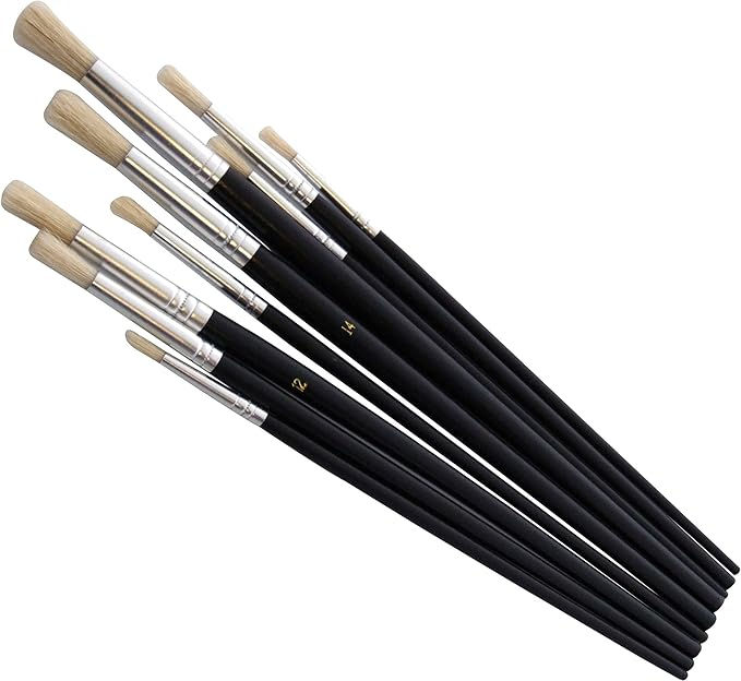Thumbnail: Brush Set - 9 Round Tip Brushes