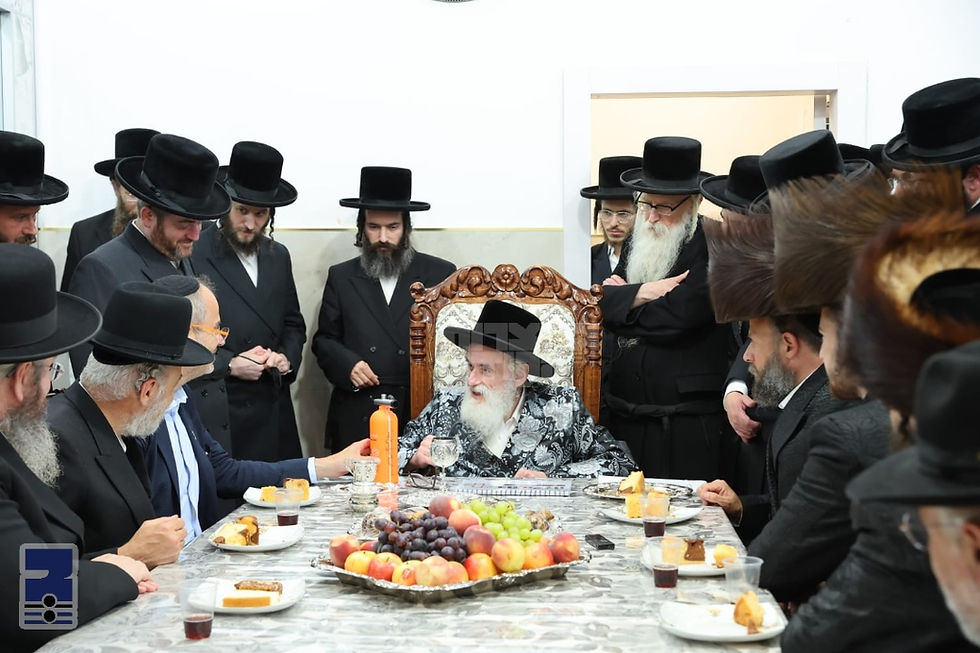 איינדרוקספולע באזוך פון ראשי "איחוד הצלה" אין ארץ ישראל במעונו פון האד' מוויזניץ
