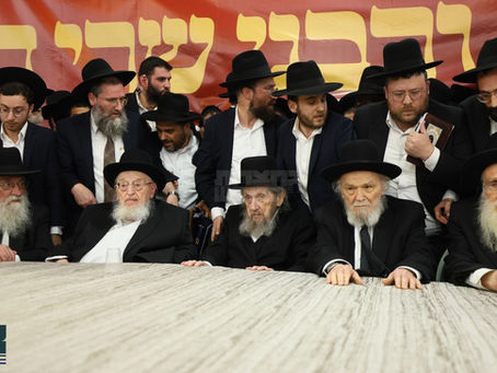 הונדערטער ראשי הישיבות ומנהיגי עולם התורה וועלן זיך מאביליזירן פארנט פון "טורמע 10" אפצושרייען דעם גזירת הגיוס