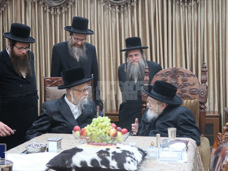 ביקור תנחומין: האד' מסערט וויזניץ באזוכט ביי האד' מקרעטשניף