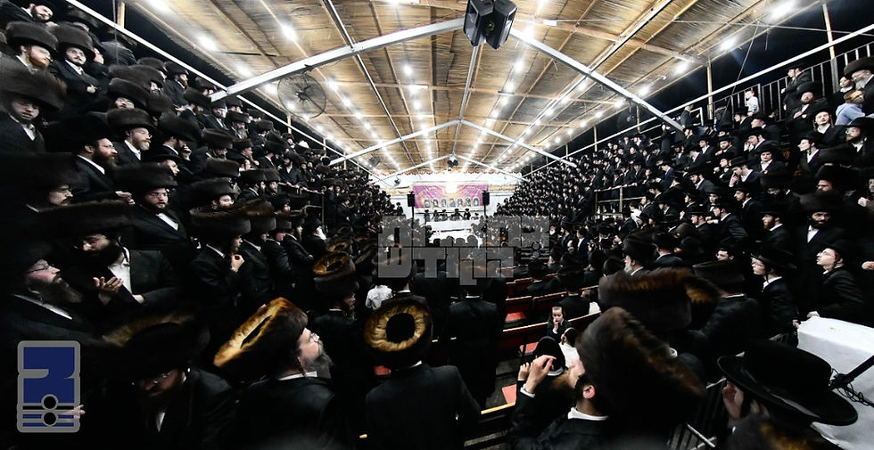 בַּתֻּפִּים וּכְלֵי שִׁיר • שמחת בית השואבה בחצר הקודש ביאלא